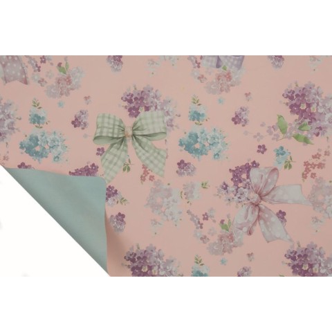 BOBINA PERLATA 1X25MT BOUQUETTE ROSA